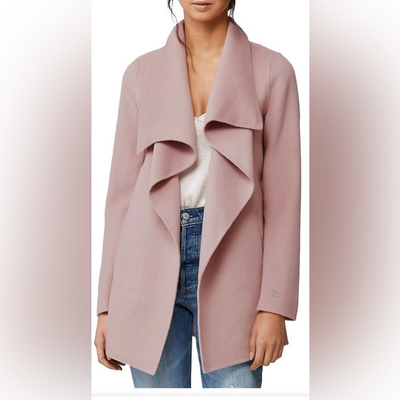 NWT 🌟 SOIA & KYO BRIT ROSE COLOUR BELTED COAT 70% WOOL & 30% POLYESTER - Picture 5 of 6